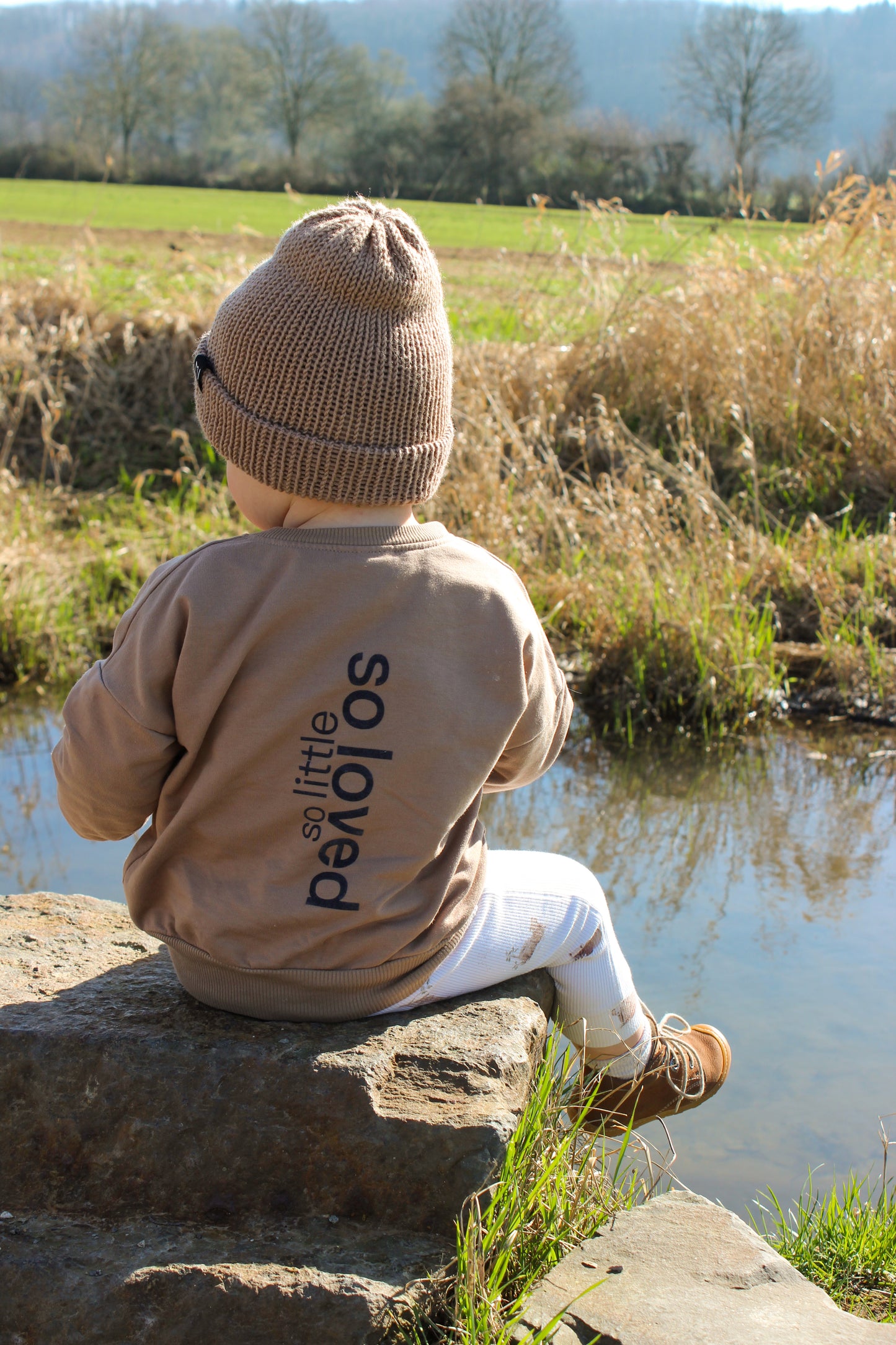 Oversized Sweater "so little, so loved" - in verschiedenen Farben