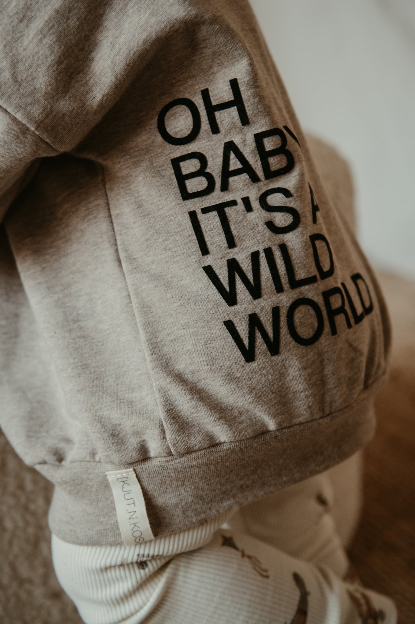 Oversized Sweater "oh baby" - in verschiedenen Farben